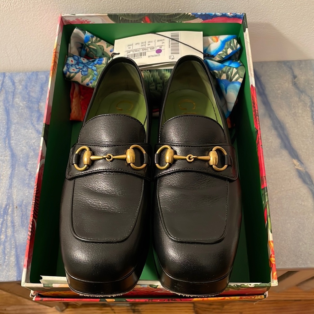 1955 Gucci Horsebit Leather Platform Pumps